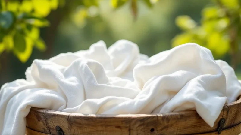 Blanchissez vos vêtements naturellement et sans produits chimiques