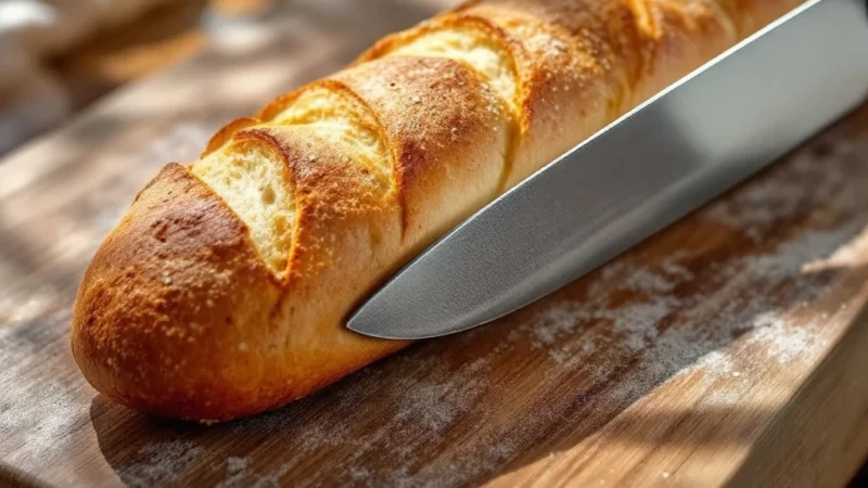 Comment couper le pain croustillant comme un pro en 3 gestes