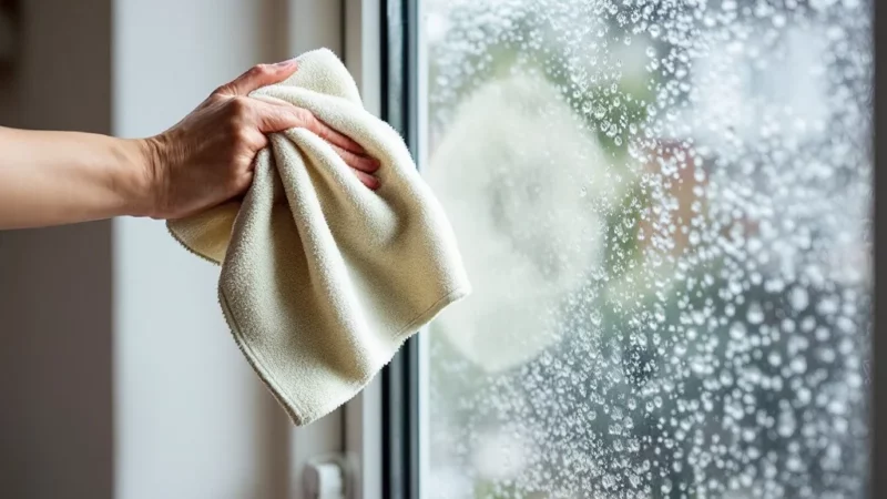 Comment éliminer la condensation avec un objet du quotidien et éviter la moisissure