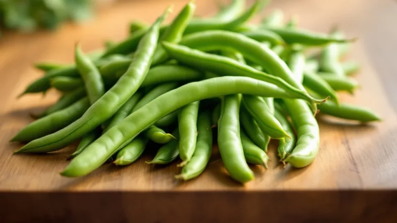 Comment Vérifier la Fraîcheur des Haricots Verts en 1 Astuce Simple