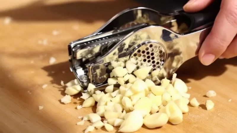 Hachez l’ail en 10 secondes avec cette astuce secrète de Top Chef