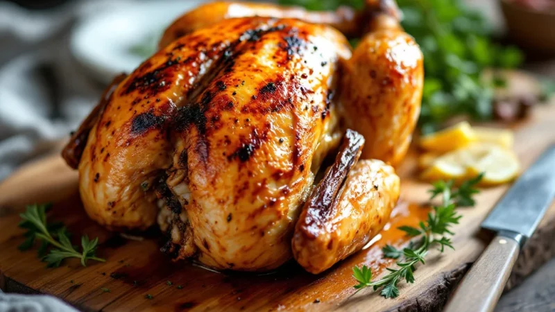 Le secret du poulet rôti parfait en 1 astuce simple