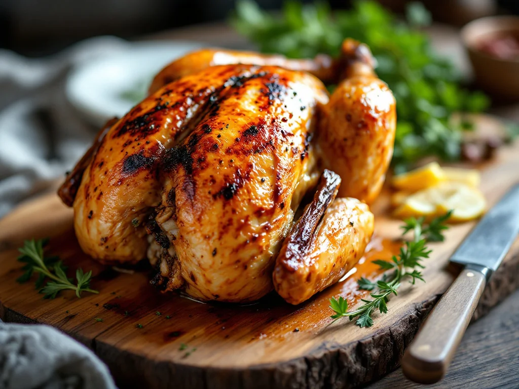 Le secret du poulet rôti parfait en 1 astuce simple
