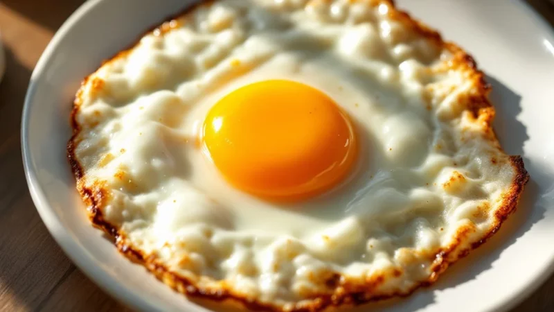 Révélation : l&rsquo;astuce simple pour un œuf au plat parfait et gourmand