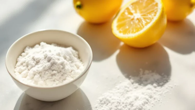 Citron et bicarbonate : l&rsquo;astuce naturelle à tester (mais attention aux risques)