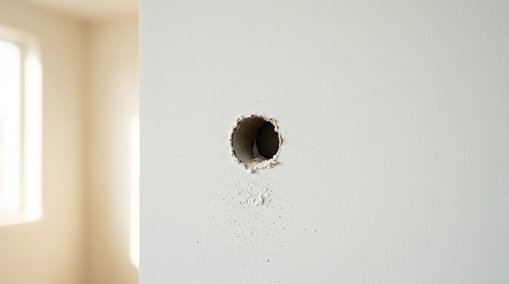 Collez l’oreille au mur et redonnez un coup de perceuse : c’est le signe que les maçons repèrent avant d’insister