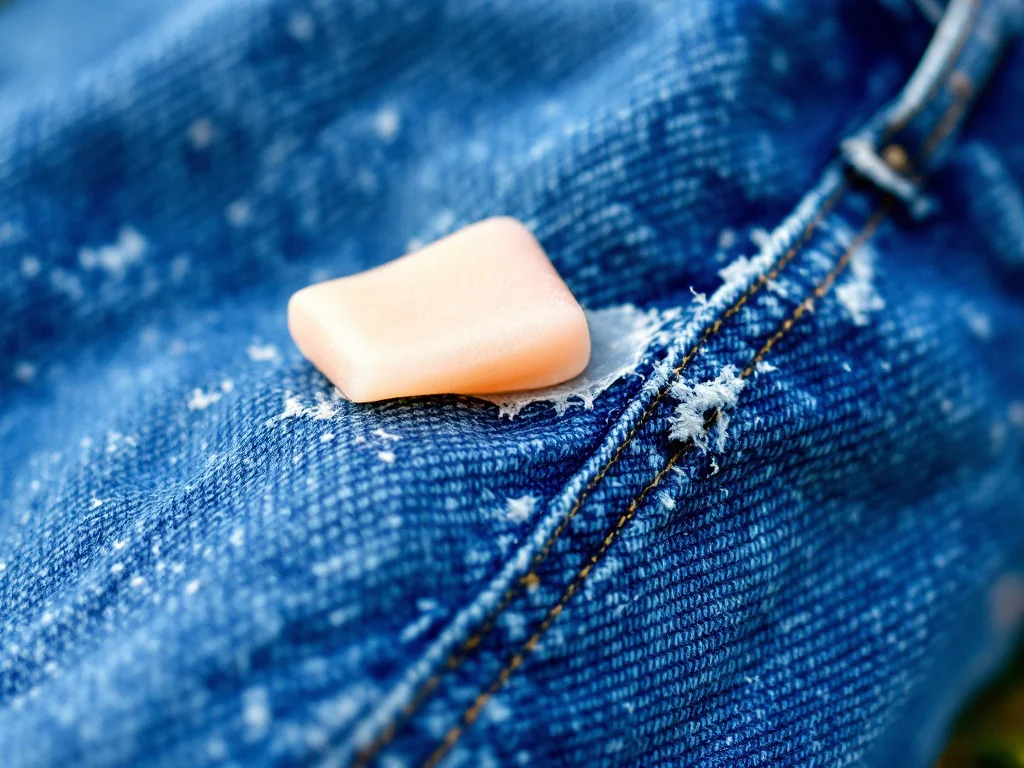 Comment enlever un chewing-gum collé à un jean en 5 minutes