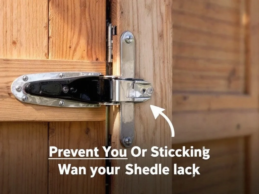 Évitez que votre porte d’abri se bloque cet automne avec cette astuce simple