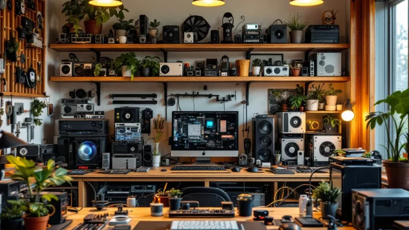 Il chauffe sa maison avec 500 PC recyclés un secret ingénieux