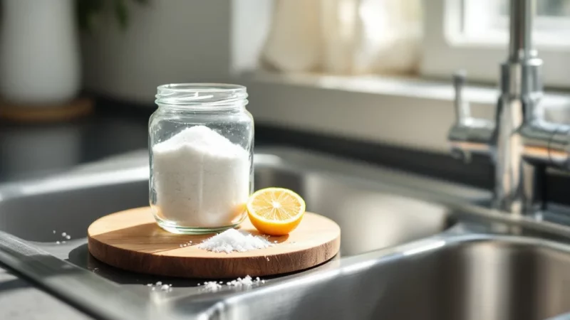 Odeur d&rsquo;évier: découvrez le secret du gros sel la nuit