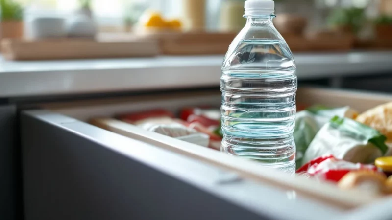 Pourquoi mettre une bouteille d’eau dans votre congel en octobre pour sauver vos aliments
